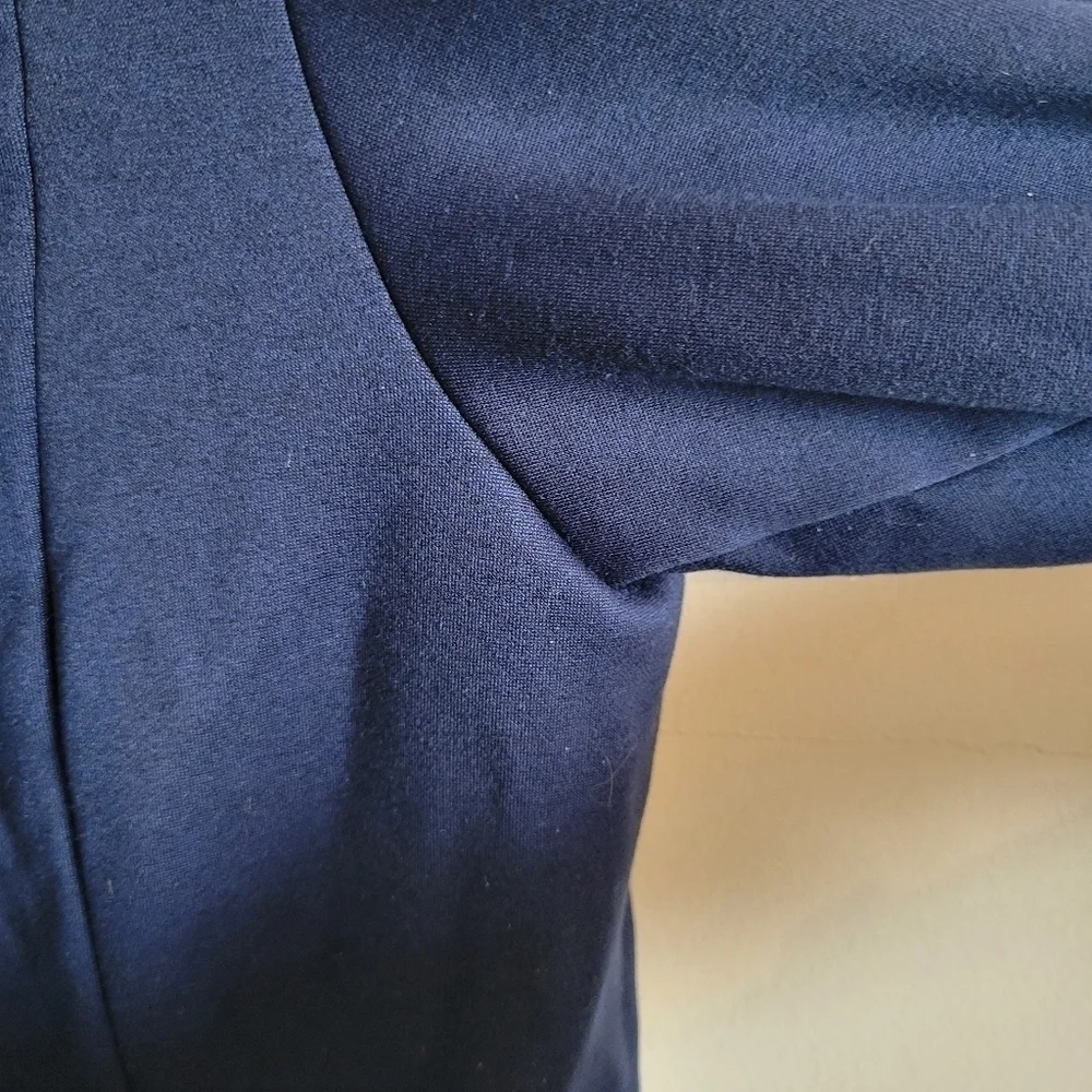 Salomon Full Zip Sweatshirt Fleece Lined Blue Long Sleeve M Medium